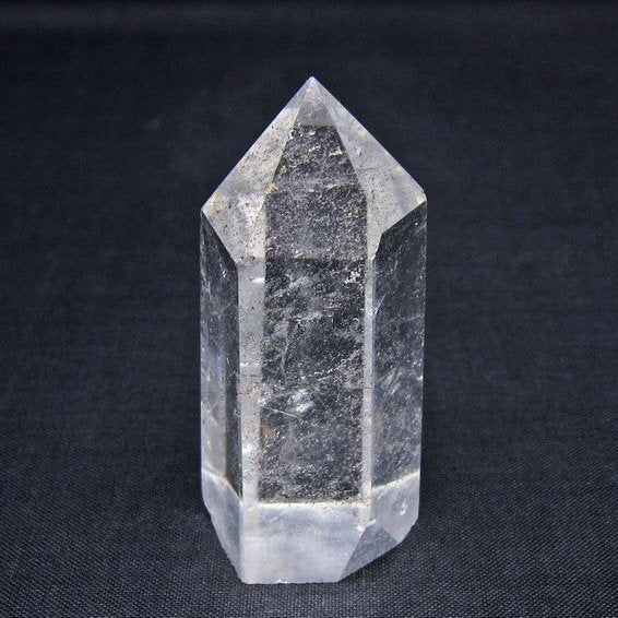 水晶 六角柱 ポイント 置物 一点物 142-11093