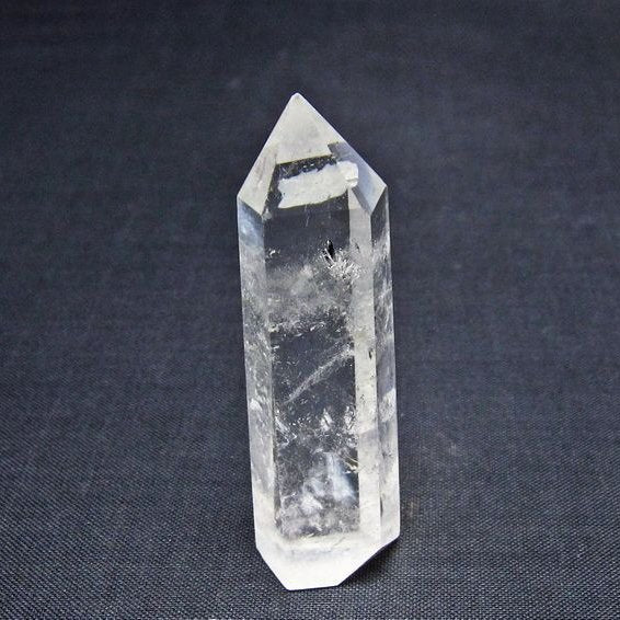 水晶 六角柱 ポイント 置物 一点物 142-11094