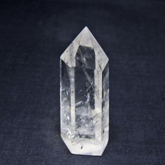 水晶 六角柱 ポイント 置物 一点物 142-11096