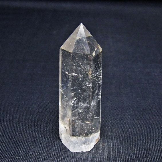 水晶 六角柱 ポイント 置物 一点物 142-11097