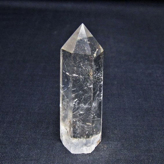 水晶 六角柱 ポイント 置物 一点物 142-11097