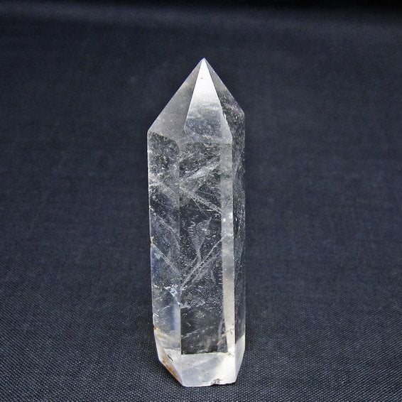 水晶 六角柱 ポイント 置物 一点物 142-11098