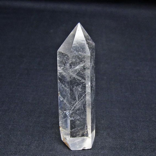 水晶 六角柱 ポイント 置物 一点物 142-11098