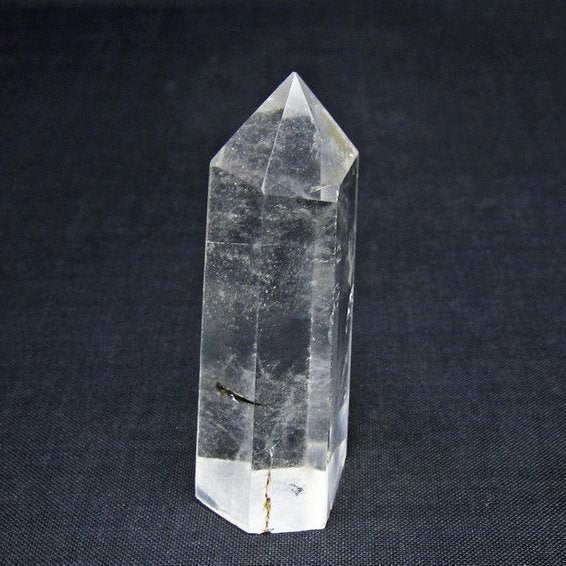 水晶 六角柱 ポイント 置物 一点物 142-11099