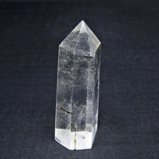 水晶 六角柱 ポイント 置物 一点物 142-11099