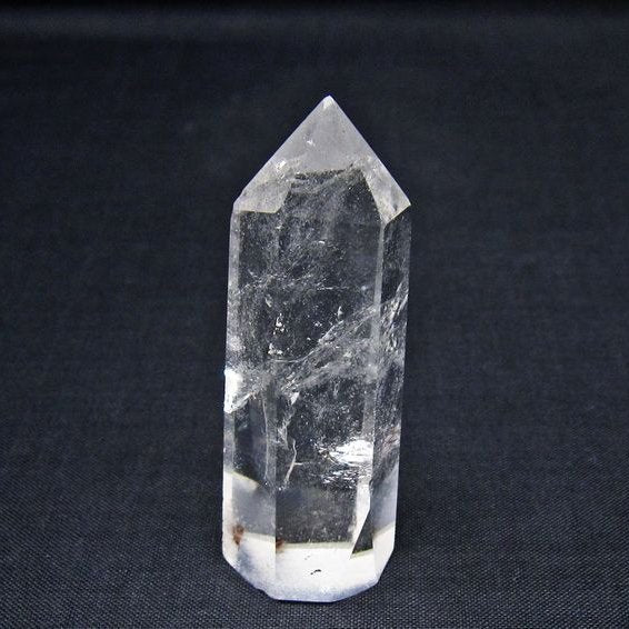 水晶 六角柱 ポイント 置物 一点物 142-11102