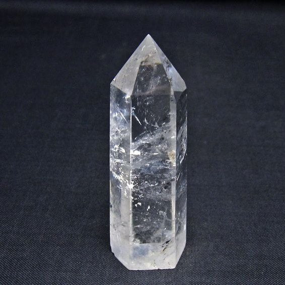 水晶 六角柱 ポイント 置物 一点物 142-11104