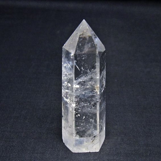 水晶 六角柱 ポイント 置物 一点物 142-11104