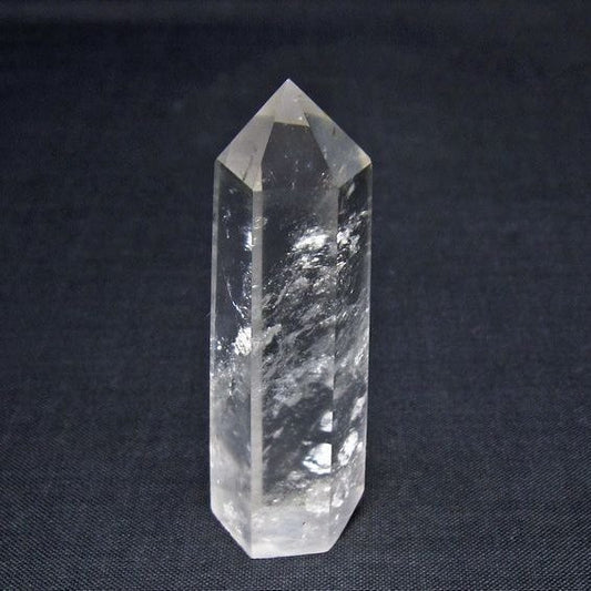 水晶 六角柱 ポイント 置物 一点物 142-11106
