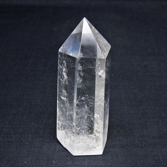 水晶 六角柱 ポイント 置物 一点物 142-11107