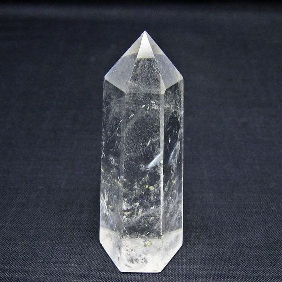 水晶 六角柱 ポイント 置物 一点物 142-11109