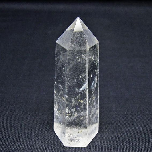 水晶 六角柱 ポイント 置物 一点物 142-11109