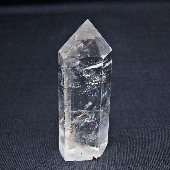 水晶 六角柱 ポイント 置物 一点物 142-11110