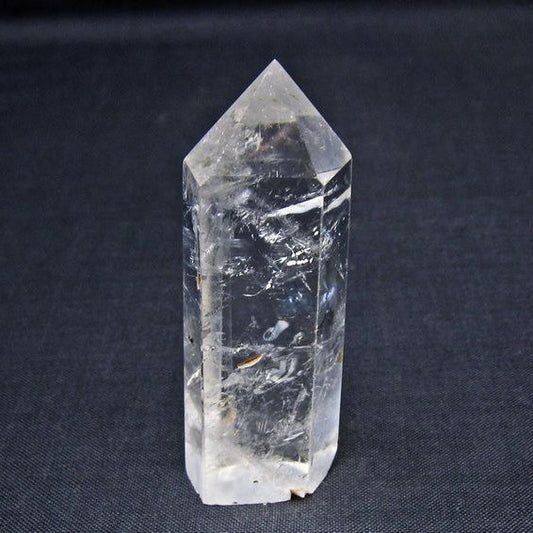 水晶 六角柱 ポイント 置物 一点物 142-11110