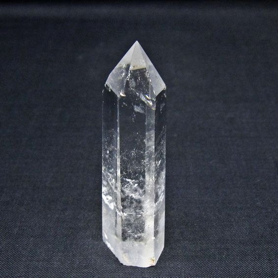 水晶 六角柱 ポイント 置物 一点物 142-11111