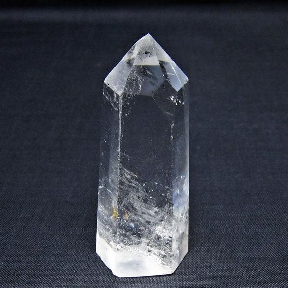 水晶 六角柱 ポイント 置物 一点物 142-11114