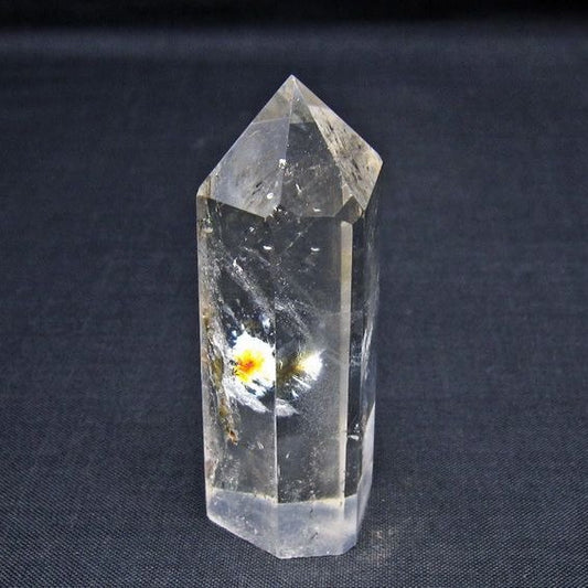 水晶 六角柱 ポイント 置物 一点物 142-11115