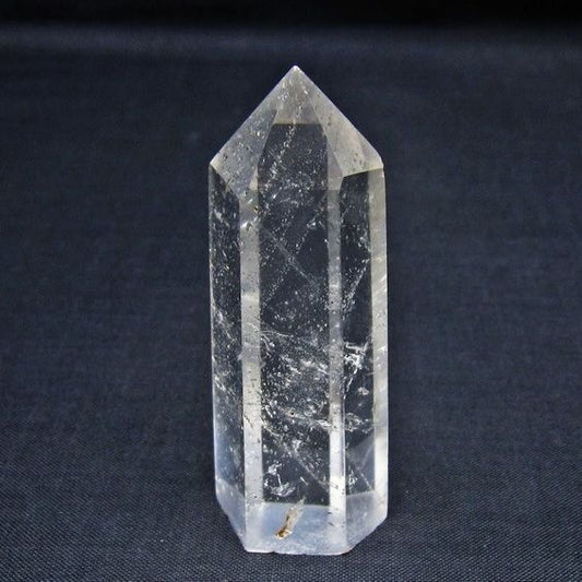 水晶 六角柱 ポイント 置物 一点物 142-11118