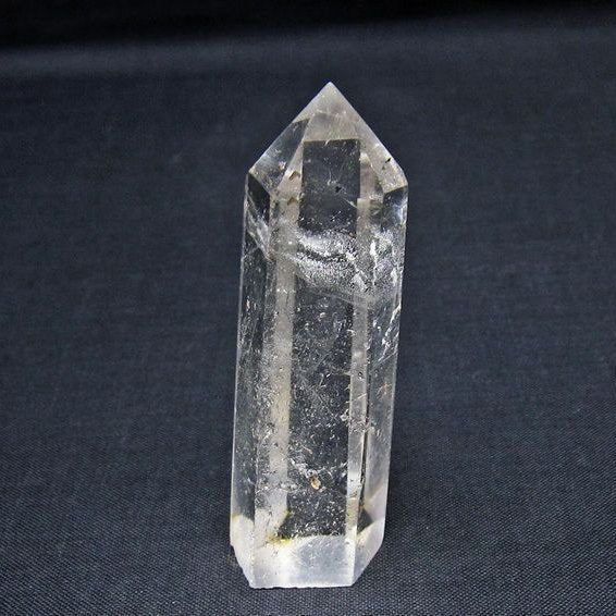 水晶 六角柱 ポイント 置物 一点物 142-11121