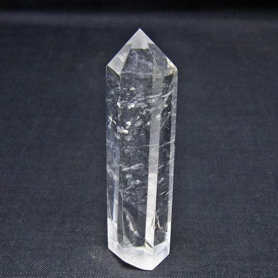 水晶 六角柱 ポイント 置物 一点物 142-11124