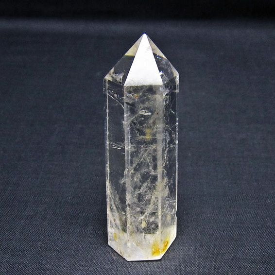 水晶 六角柱 ポイント 置物 一点物 142-11125