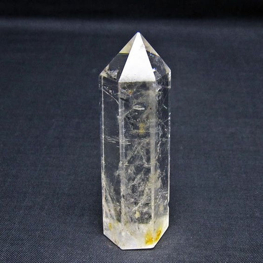 水晶 六角柱 ポイント 置物 一点物 142-11125