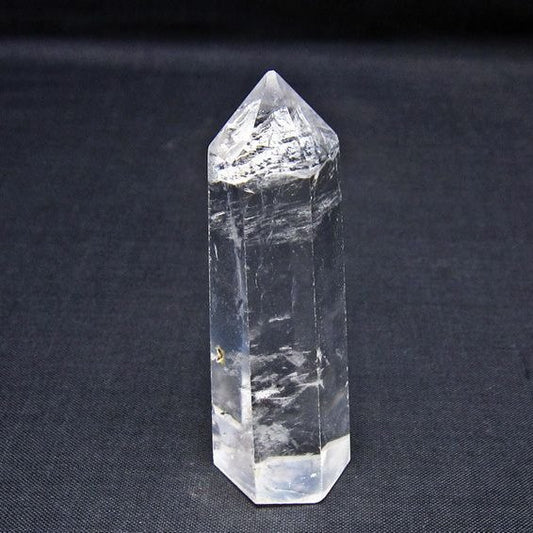 水晶 六角柱 ポイント 置物 一点物 142-11126