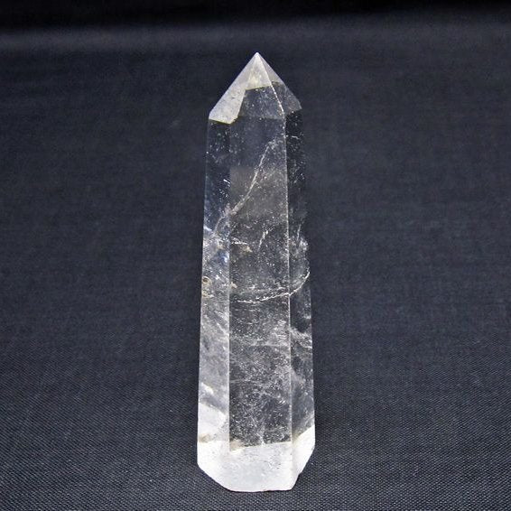 水晶 六角柱 ポイント 置物 一点物 142-11127