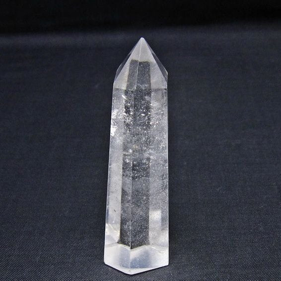 水晶 六角柱 ポイント 置物 一点物 142-11129