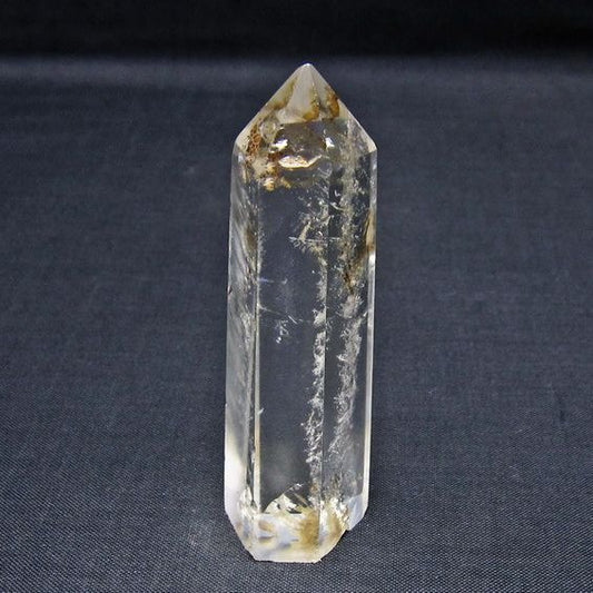水晶 六角柱 ポイント 置物 一点物 142-11130