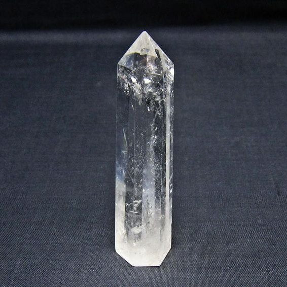 水晶 六角柱 ポイント 置物 一点物 142-11132
