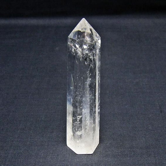 水晶 六角柱 ポイント 置物 一点物 142-11132