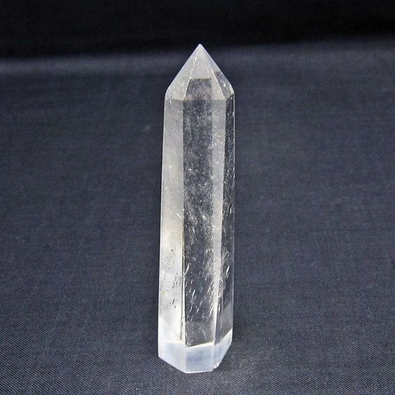 水晶 六角柱 ポイント 置物 一点物 142-11133