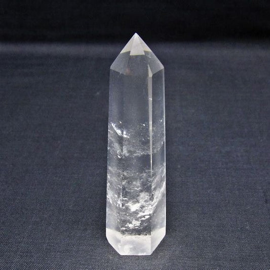 水晶 六角柱 ポイント 置物 一点物 142-11134