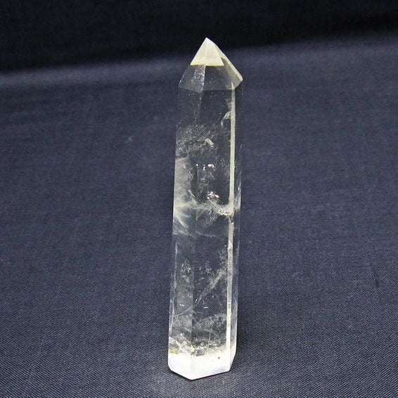 水晶 六角柱 ポイント 置物 一点物 142-11135