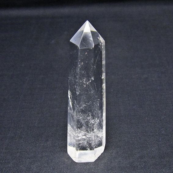 水晶 六角柱 ポイント 置物 一点物 142-11141