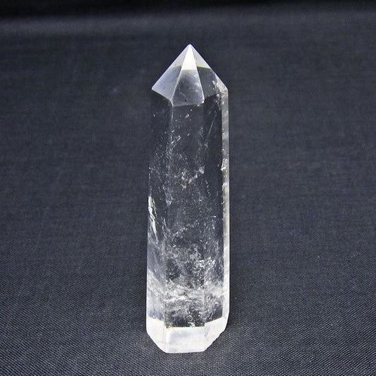 水晶 六角柱 ポイント 置物 一点物 142-11141