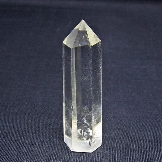 水晶 六角柱 ポイント 置物 一点物 142-11145