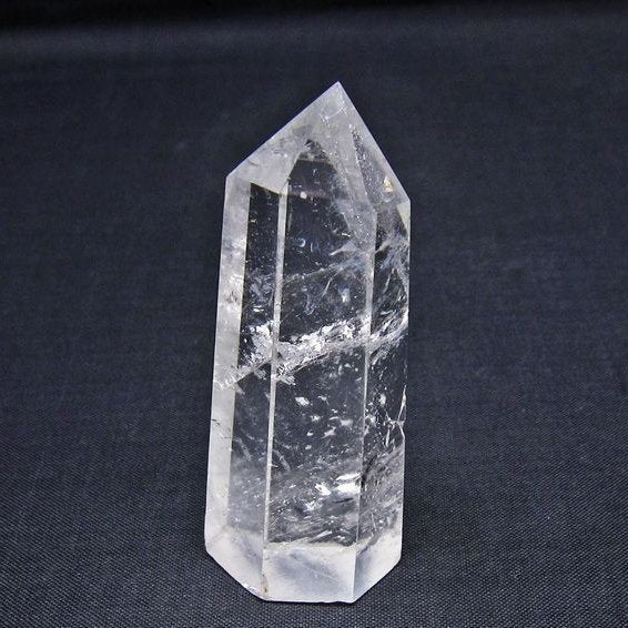 水晶 六角柱 ポイント 置物 一点物 142-11146
