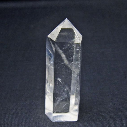 水晶 六角柱 ポイント 置物 一点物 142-11148