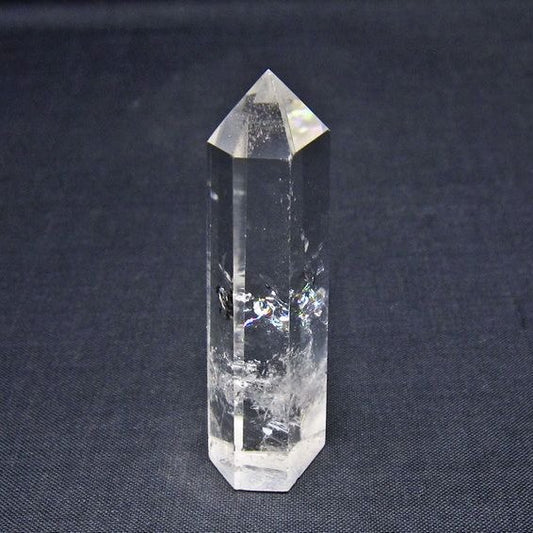 水晶 六角柱 ポイント 置物 一点物 142-11149