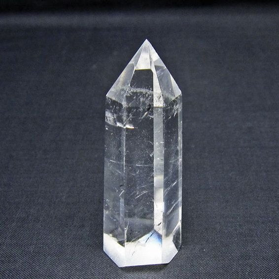 水晶 六角柱 ポイント 置物 一点物 142-11152