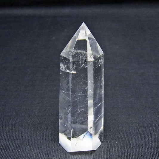 水晶 六角柱 ポイント 置物 一点物 142-11152