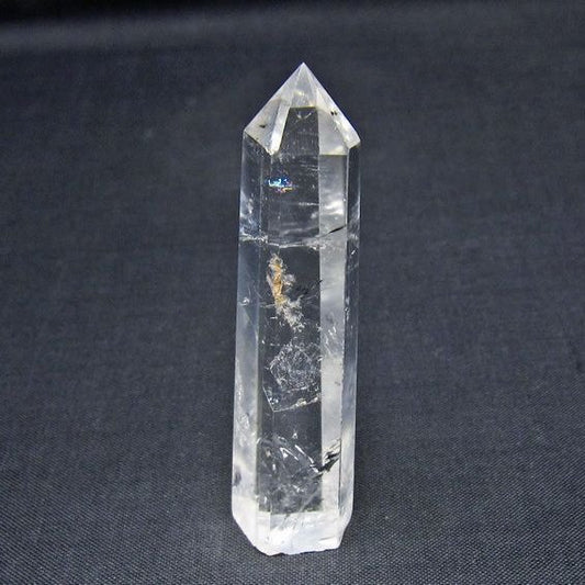 水晶 六角柱 ポイント 置物 一点物 142-11154