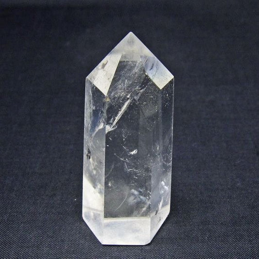 水晶 六角柱 ポイント 置物 一点物 142-11156