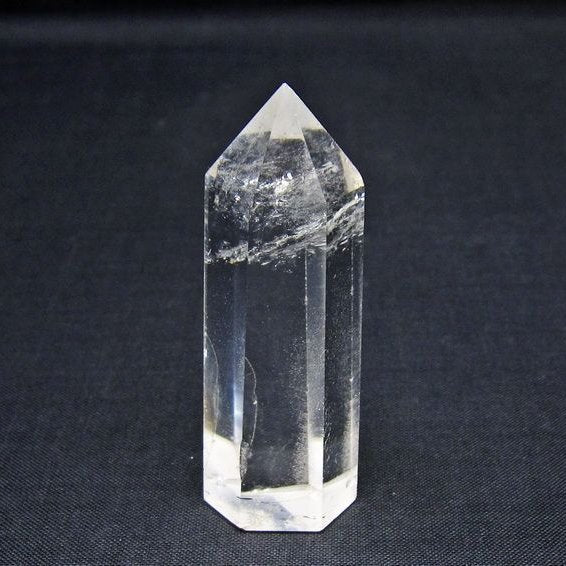 水晶 六角柱 ポイント 置物 一点物 142-11157