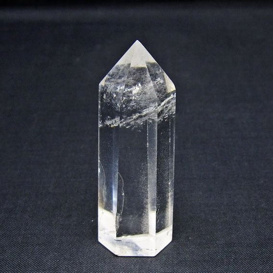 水晶 六角柱 ポイント 置物 一点物 142-11157