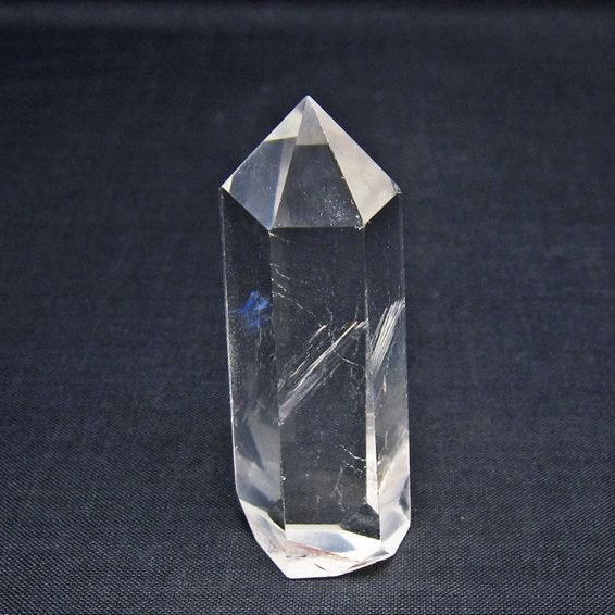水晶 六角柱 ポイント 置物 一点物 142-11158