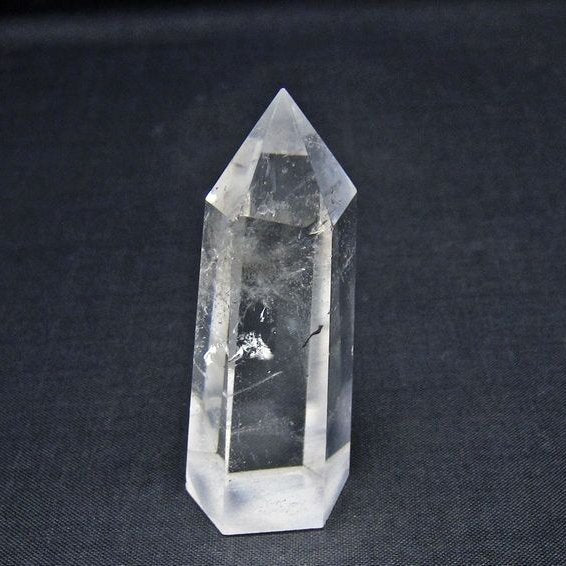 水晶 六角柱 ポイント 置物 一点物 142-11159
