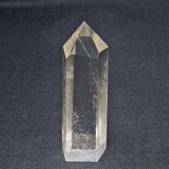 水晶 六角柱 ポイント 置物 一点物 142-11160